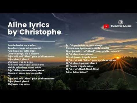 aline christophe lyrics in english.